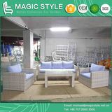 Outdoor Sofa Set with Cushion Garden 3-Seater Sofa Rattan Wicker Single Sofa Patio Combination Sofa Set (Magic Style)