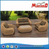 Aluminum Frame Patio Rattan Furniture 4 PCS Wicker Sofa Set