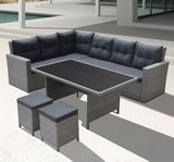 Garden Patio Wicker Rattan Kansas Lounge Home Hotel Office Outdoor Furniture (J545)