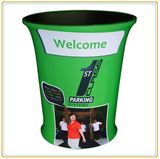 Supermarket Display Counter with Printed Tension Fabric