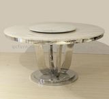 Modern Big Size Marble Top Round Dining Table