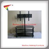 Tempered Glass TV Stand Fashion Design (TV041)
