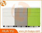 Metal Mobile Pedestal Filing Cabinet with Powder Coating