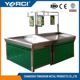 Metal Double Deck Fruit and Vegetable Shelf