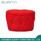 Wood Stool with Foam Fabric