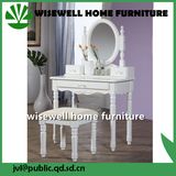 Wooden Bedroom Furniture Dresser Table with Mirror (W-HY-029)