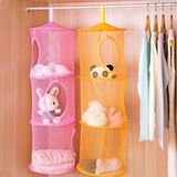 Net Kids Toy Storage Hanging Shelf Organizer Bag