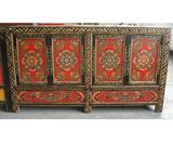 Antique Tibet Painted Buffet Lwc307
