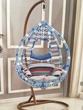 Outdoor Garden Patio Furniture Plastic Dining Egg Swing Chair