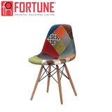 Popular Fabric Wood Modern Dining Chair Restaurant Chair Wholesale (FOH-BCC11)