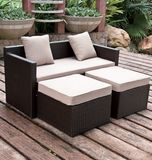 Patior Garden Polywood Home Hotel Office Outdoor California Dining Set Sofa (J382)