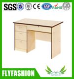 School Office Furniture Wooden Teacher Table with Cabinets (SF-04T)