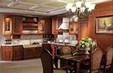 America Style Solid Wood Kitchen Cabinet (Br-SA01c)