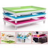 Mini Foldable Table, Storage Table, Plastic Table