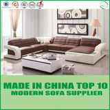 Divany Furniture Set Genuine Leather Wooden Sofa