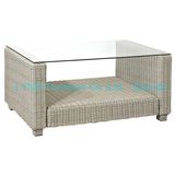 Rattan Coffee Table for Garden Sofa Set