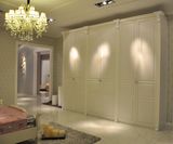 America Style Wardrobe with PVC Swing Door (Br-Wd002)