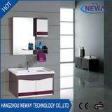 Modern Wall Hanging PVC French Bathroom Vanity Cabinet