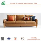 Classic Furniture Living Room Antique Traditional Leather Sofa