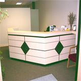 LED Reception Desk Reception Counter Desk Small Salon Reception Desk