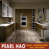 Apartment Lacquer MDF Wood Kitchen Furniture