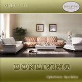 Italian Design Living Room Luxury Nubuck Leather Sofa (B21&B22)