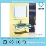 Glass Sink Bathroom Vanity (BLS-2137)