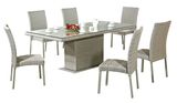 Outdoor Dining Table Set Rattan Chairs Garden Furniture