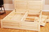 Solid Wooden Bed Modern Beds (M-X2770)