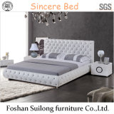 Modern American Style Design Bedroom Bed Leather Bed