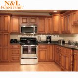 American Style Solid Wood Kitchen Cabinet with Plywood Box