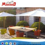 Modern Outdoor Furniture Garden Dining Table Set Dining Table Rope Chair Set