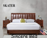 American Style Leather Bed B005