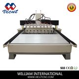 8 Heads Rotary CNC Wood Router Woodworking Engraving Machine (VCT-2025FR-2Z-8H)