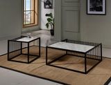 Morden Living Room Coffee Table with Nature Marble Top