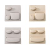 Household Storage Racks Paste-Free Punch Wall Mounts Bathroom Kitchen Wall Shelves