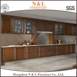 N&L Fueniture Custom-Made Newest White Paint Solid Wood Kitchen Cabinet