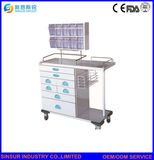 ISO/CE Qualified Medical Equipment Steel Hospital Anesthesia Trolley/Cart