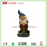 New Lovely Polyresin Gnome Figurine with with Hoe for Garden Decoration