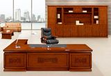 Top Grade Red Walnut L Shaped Solid Wood Desk