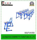 High Quality Cheap Plastic Table and Chair /Student Single Desk and Chair