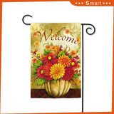 2017 Hot Sale Personalized Outdoor Decoration Flower Garden Flag
