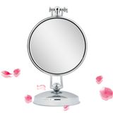 Metal Stainless Steel Cosmetic 10X Magnify Makeup Mirror