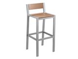 Outdoor Aluminum Polywood Seat Bar Stool