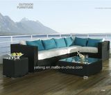 New Style Top Quality Synthetic Rattan Outdoor Garden Furniture Cornor Sofa Set (YT328)