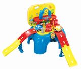 Stool Play Set Toy for Real Action Set-Gas Station