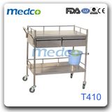 Hospital Stainless Steel Treatment Trolley T410