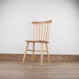 Ash Wood Colorful Windsor Restaurant Dining Chair for Cafe Furniture