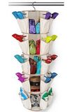 5 Tier Hanging Closet Revoling Shoe Organizer