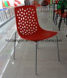 Plastic Metal Chair Modern New Style and Hot Selling Leisure Stackable Strong for Outdoor Use
